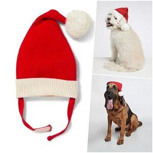 Janie&Jack Dog Puppy Christmas New Year Party Santa Hat Red Holiday Gifts